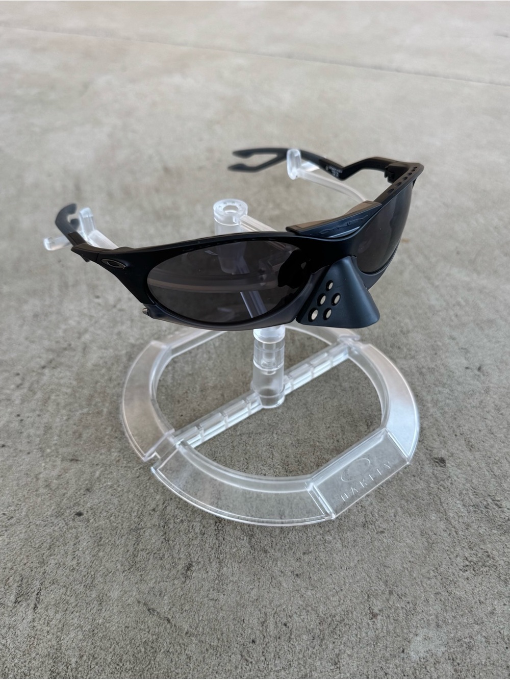 Oakley Black Sunglasses with Removable Nose Guard